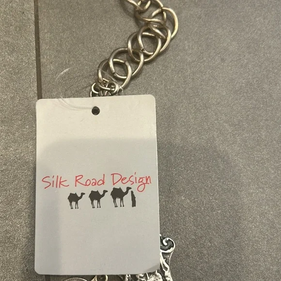 Silk Road Design Pewter Belt - Picture 10 of 11